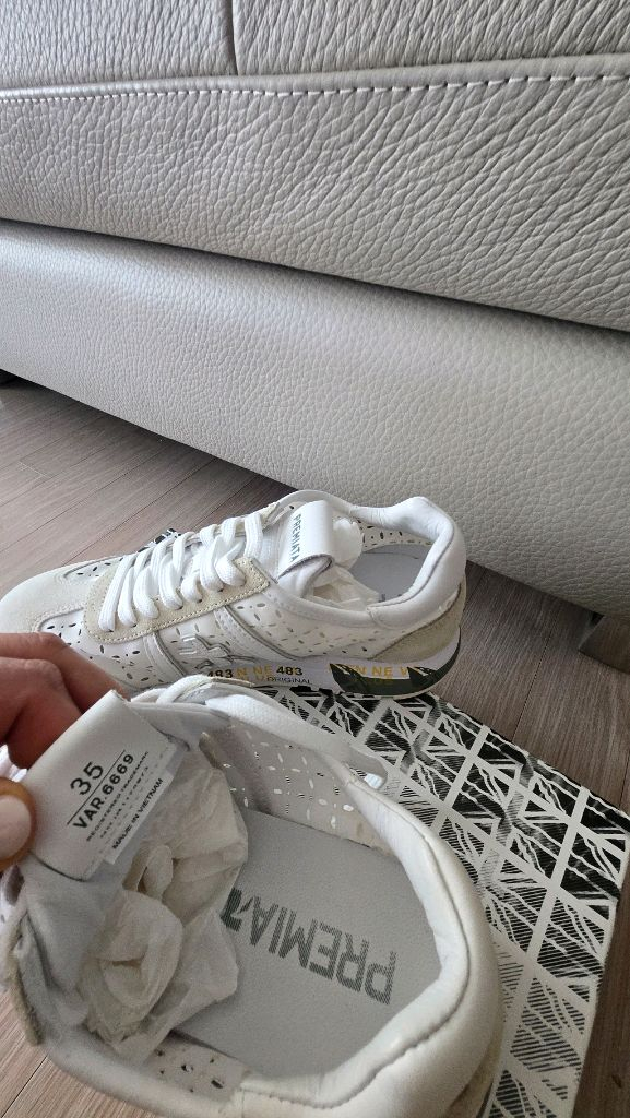 프리미아타 화이트 에어 483 운동화 35 새상품 이미지