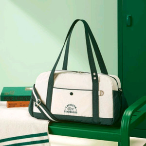 스타벅스 - 라코스테 멀티플백 가방 (그린, 미개봉)