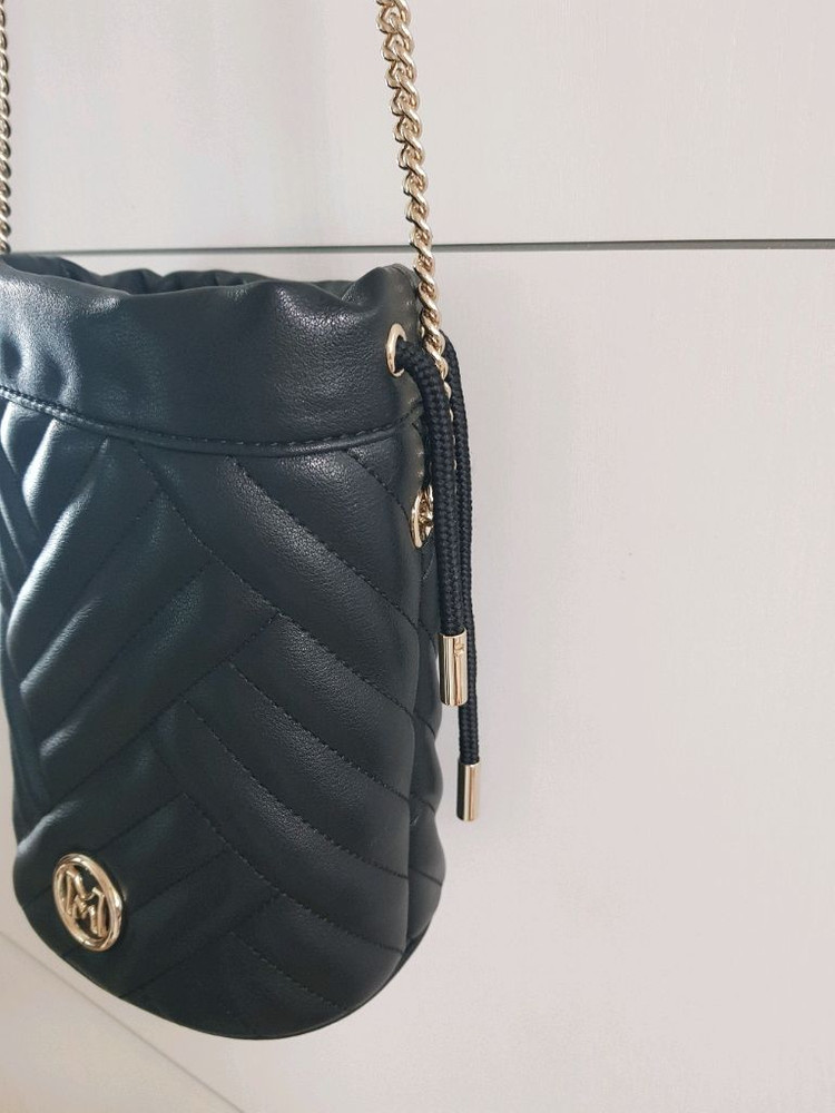 메트로시티 퀼팅 체인 미니 크로스백(상태좋음) 이미지