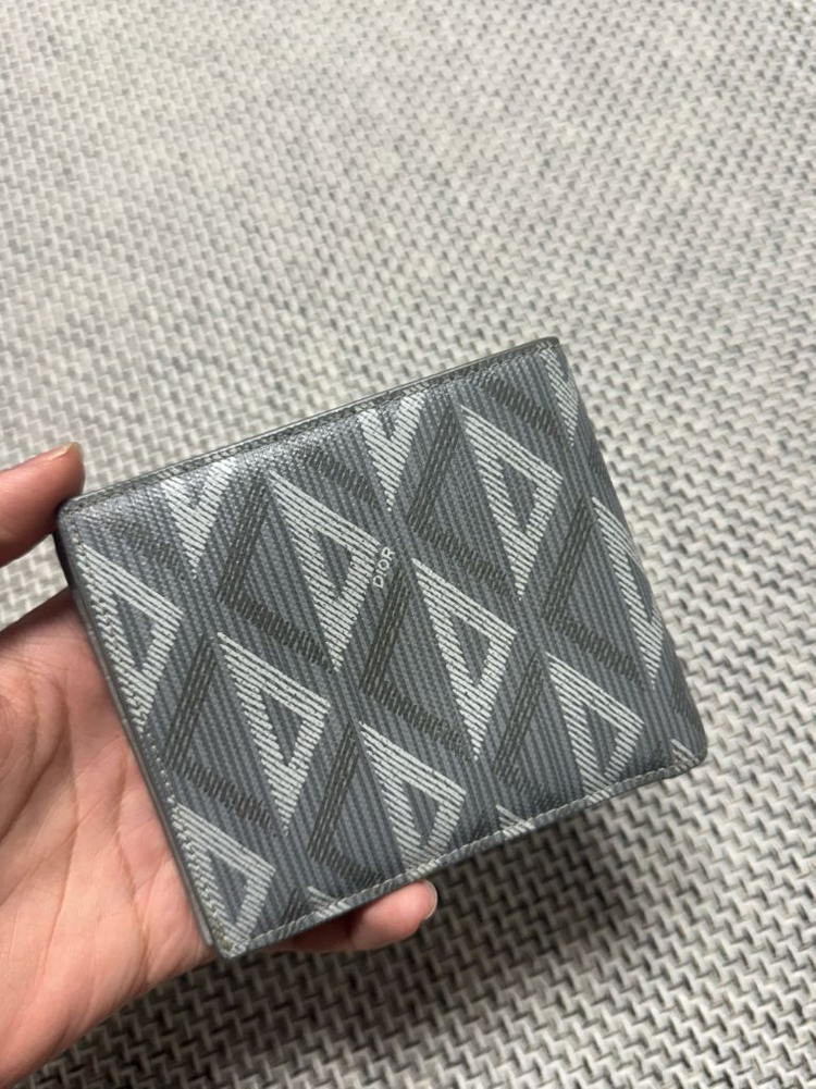 디올 CD 다이아몬드 반지갑--1