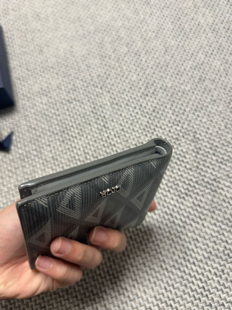 디올 CD 다이아몬드 반지갑--3