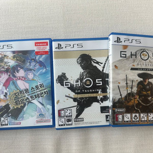 PS5 게임 디지몬, 고스트 오브 쓰시마, 요테이 팝니다