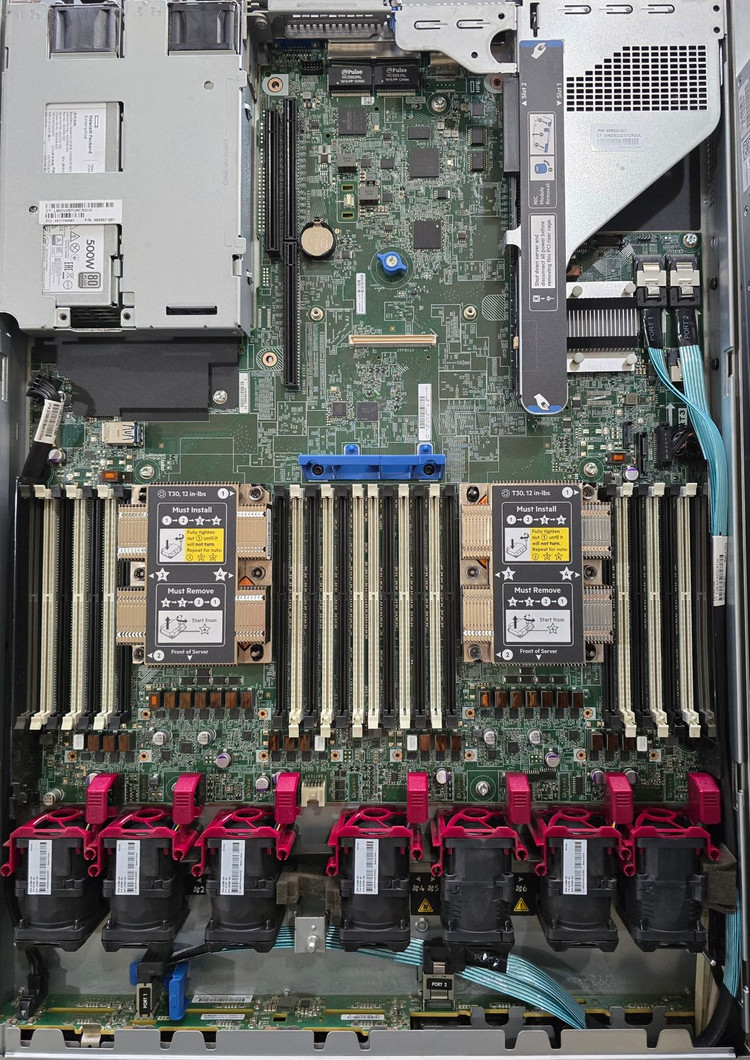 (1U 서버)[레이드카드 미포함 버전] HP DL360 G10 SFF 8BAY Silver 4110 듀얼 중고서버--1