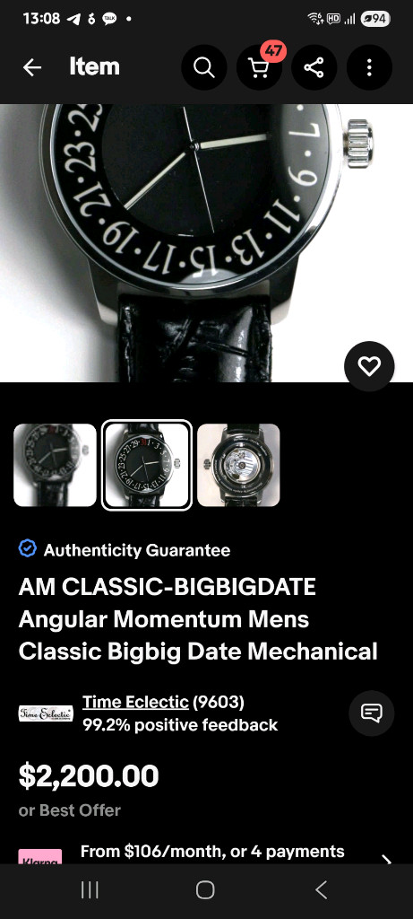 Angular Momentum 오토매틱 시계--6