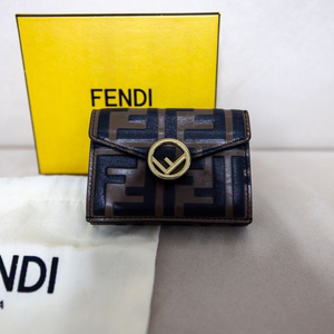 펜디 FF 로고 마이크로 트리폴드 지갑