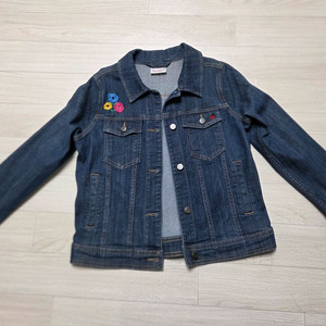 새상품 여아130 자수 청자켓 이미지