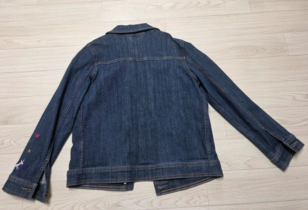 새상품 여아130 자수 청자켓 이미지