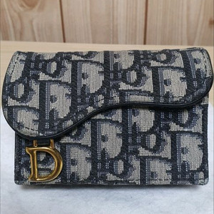 디올 오블리크 새들 지갑/카드지갑 정품A급(감정O)구찌프라다루이비통고야드샤넬셀린느보테가생로랑버버리발렌시아가가방