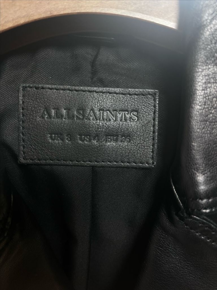 올세인츠 달비 바이커 uk 8사이즈 블핑지수 착용--1