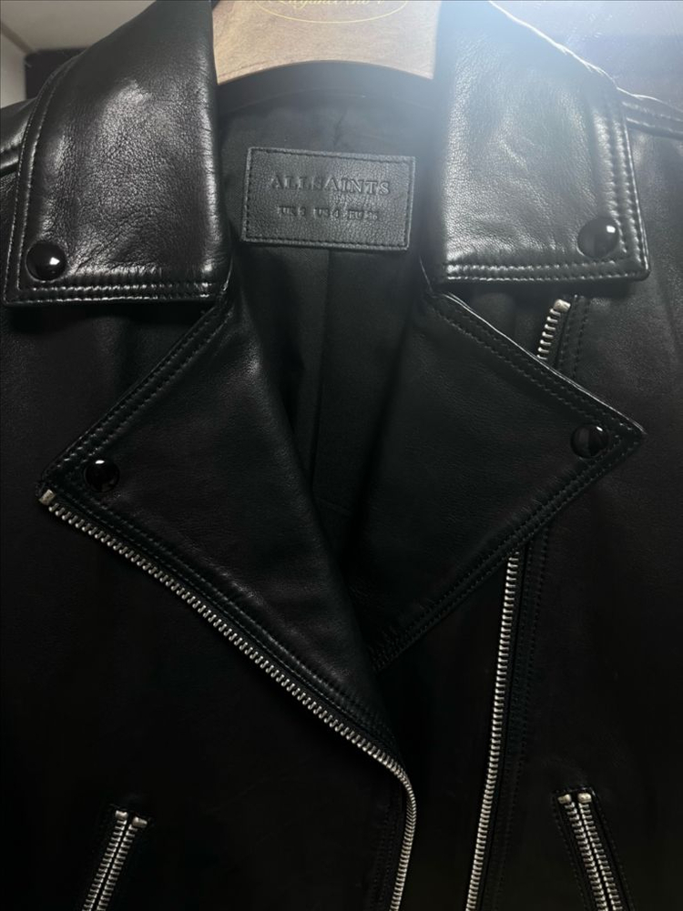 올세인츠 달비 바이커 uk 8사이즈 블핑지수 착용--2