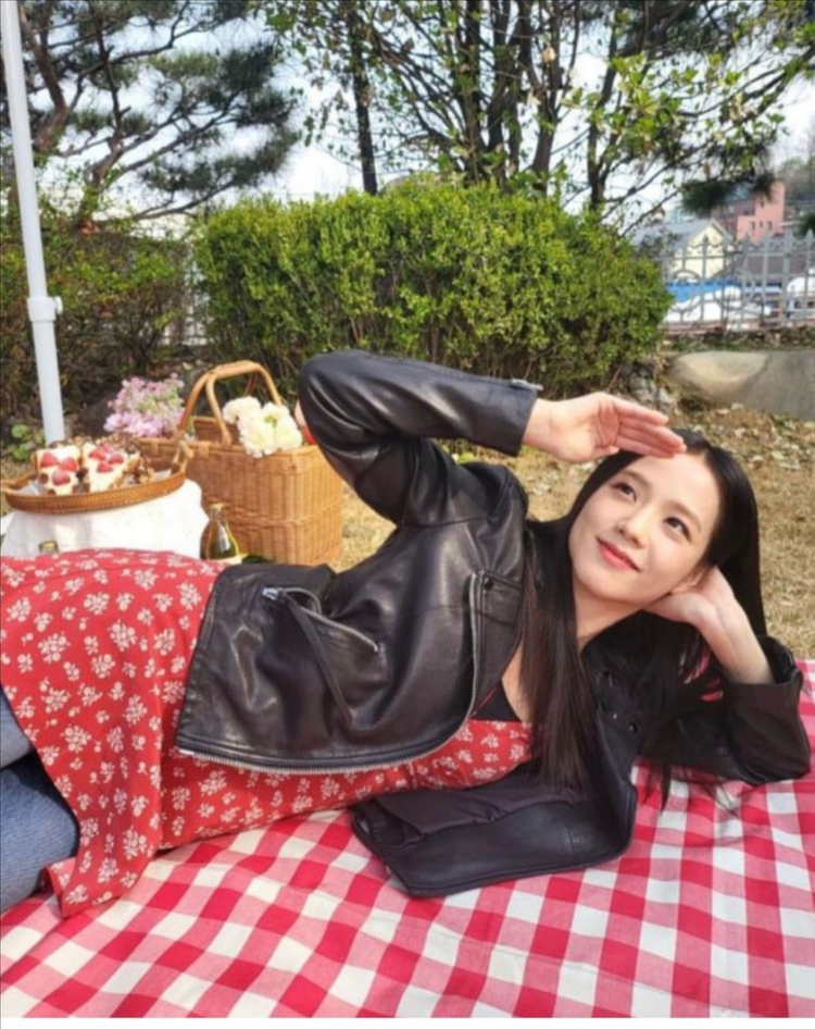 올세인츠 달비 바이커 uk 8사이즈 블핑지수 착용--8