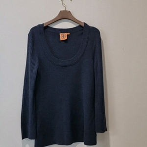 토리버치 메리노울 니트 네이비 M