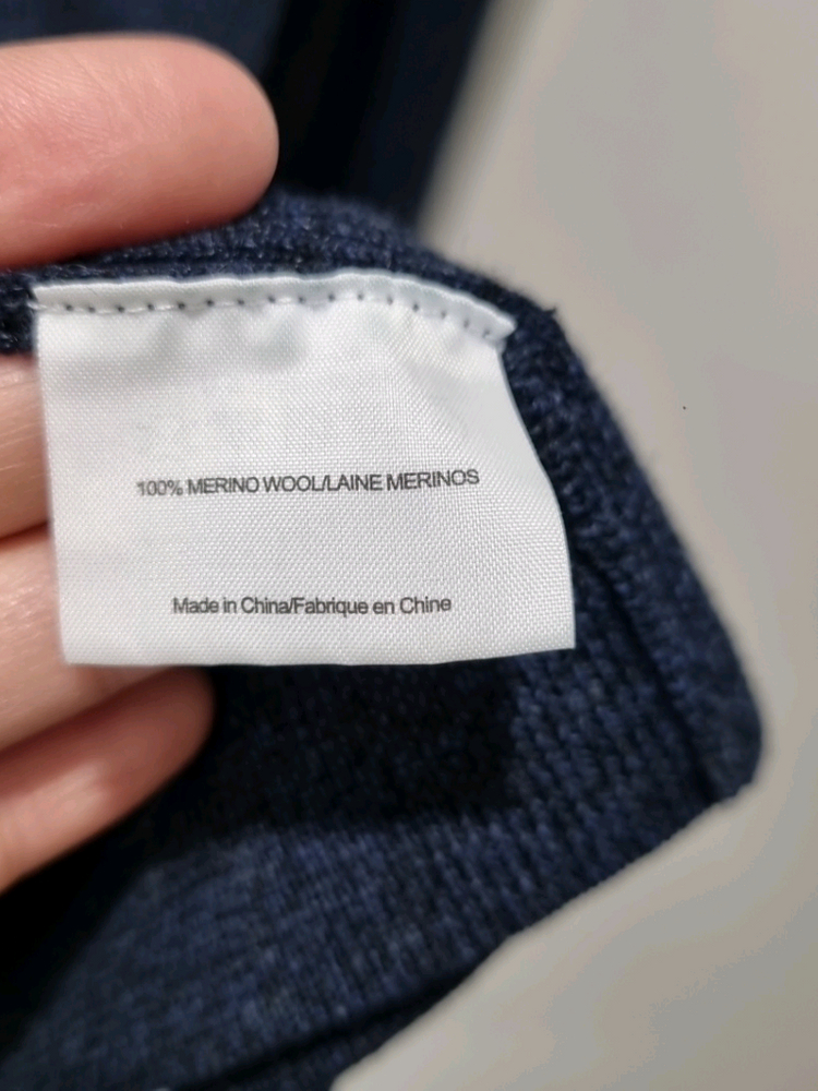 토리버치 메리노울 니트 네이비 M--6