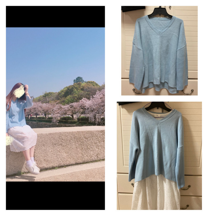 (66) 스파오 가디건 L / 와이드 팬츠 28~29 (면바지 니트 아이보리,블랙,민트,그린)--7