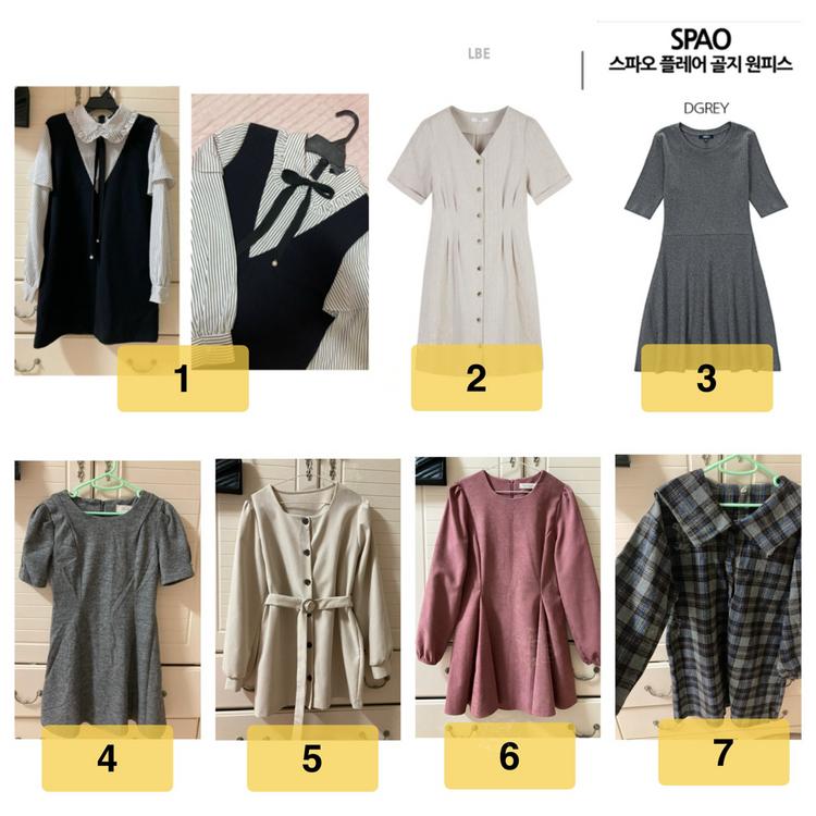 (66) 스파오 가디건 L / 와이드 팬츠 28~29 (면바지 니트 아이보리,블랙,민트,그린)--8