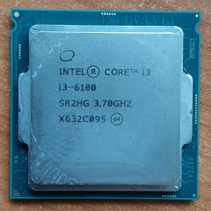 인텔 cpu i3 6100
