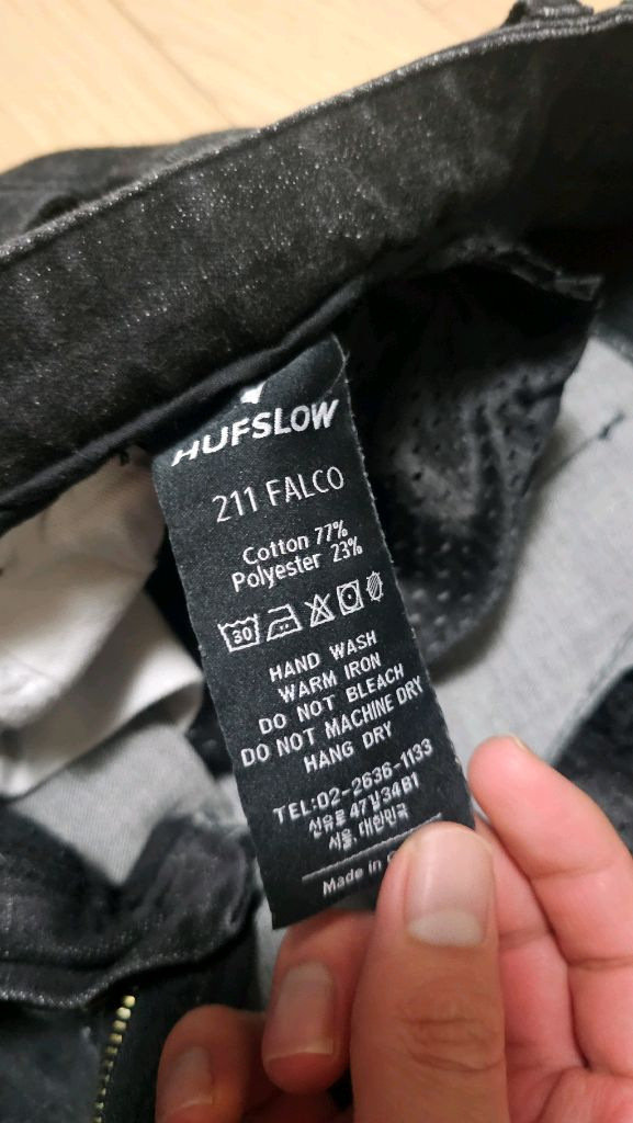 HUFSLOW 211 바이크 청바지 S 28인치--2