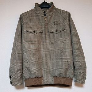 미우미우 프린스 오브 웨일즈 체크 블루종 자켓