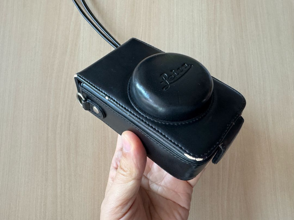 라이카 D-Lux4 디지털카메라 가죽케이스--2