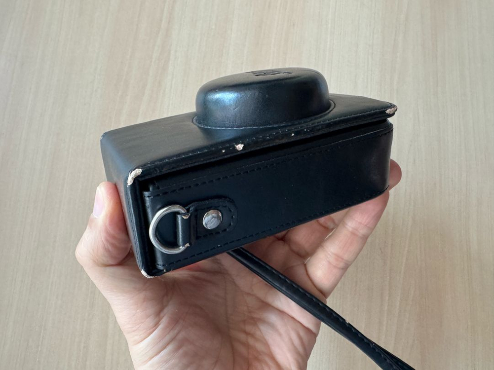 라이카 D-Lux4 디지털카메라 가죽케이스--5