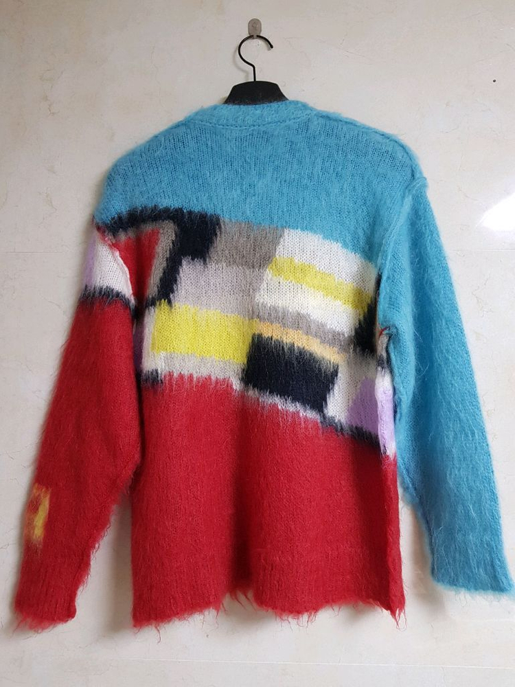 펜디 멀티컬러 모헤어 스웨터 니트--1