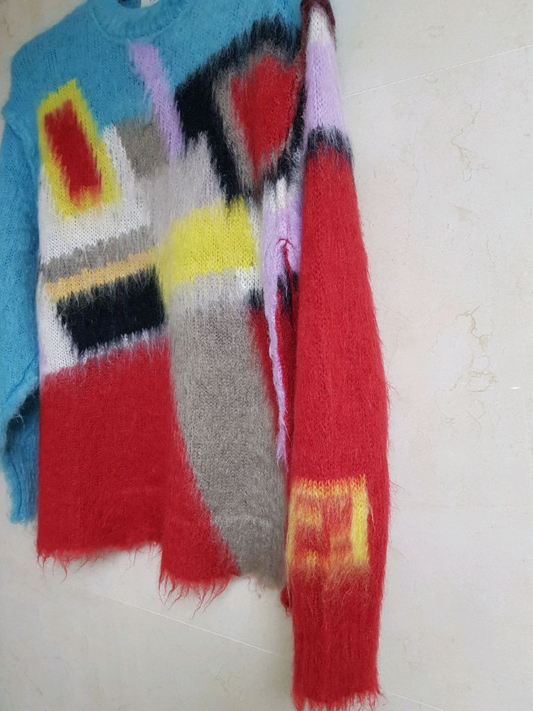 펜디 멀티컬러 모헤어 스웨터 니트--2