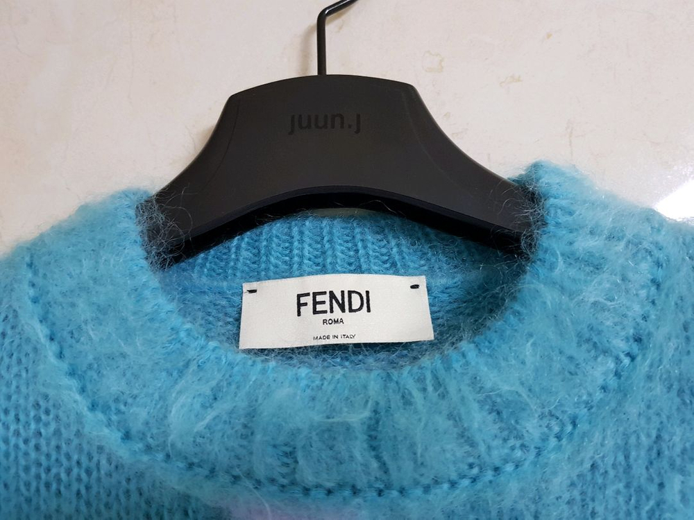 펜디 멀티컬러 모헤어 스웨터 니트--3