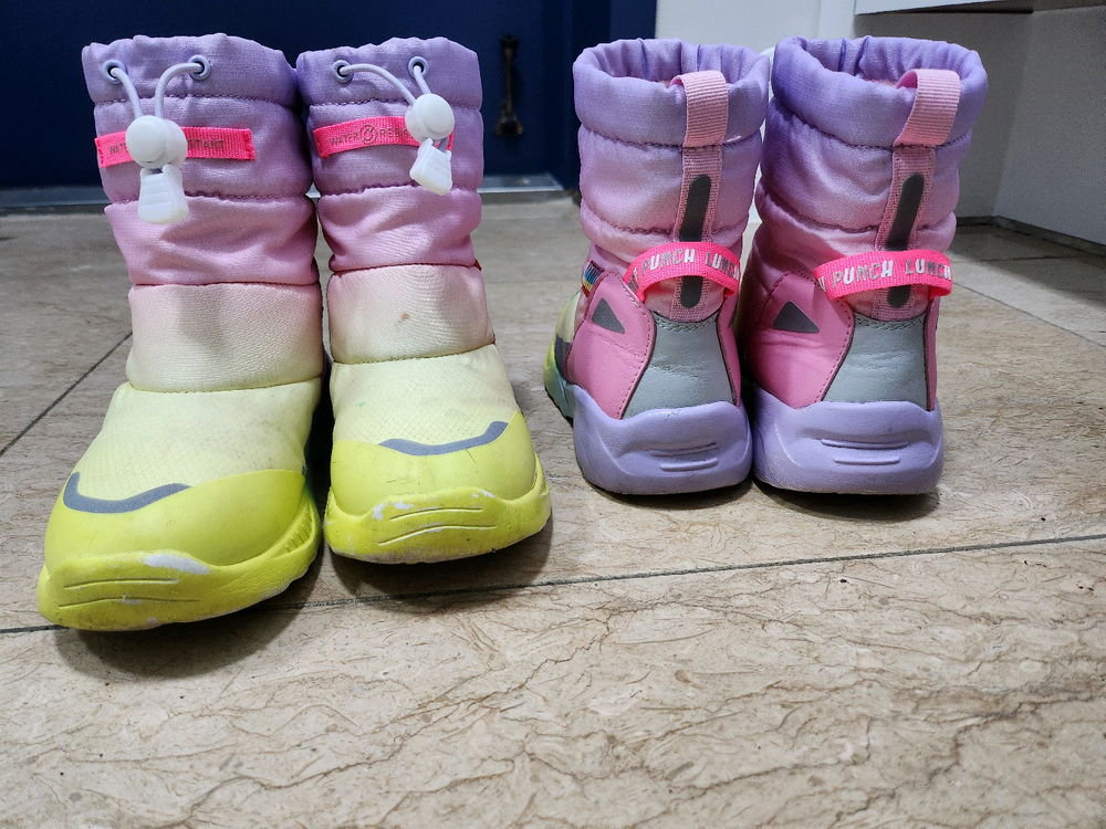 쌍둥이여아 200사이즈 부츠 일괄 택포--7