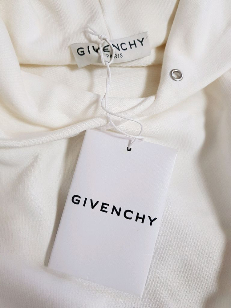 지방시 아일랜드 로고 후드 티셔츠--4