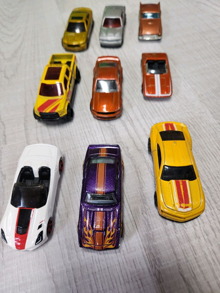 핫휠 아메리카 미니카 9대 일괄 이미지