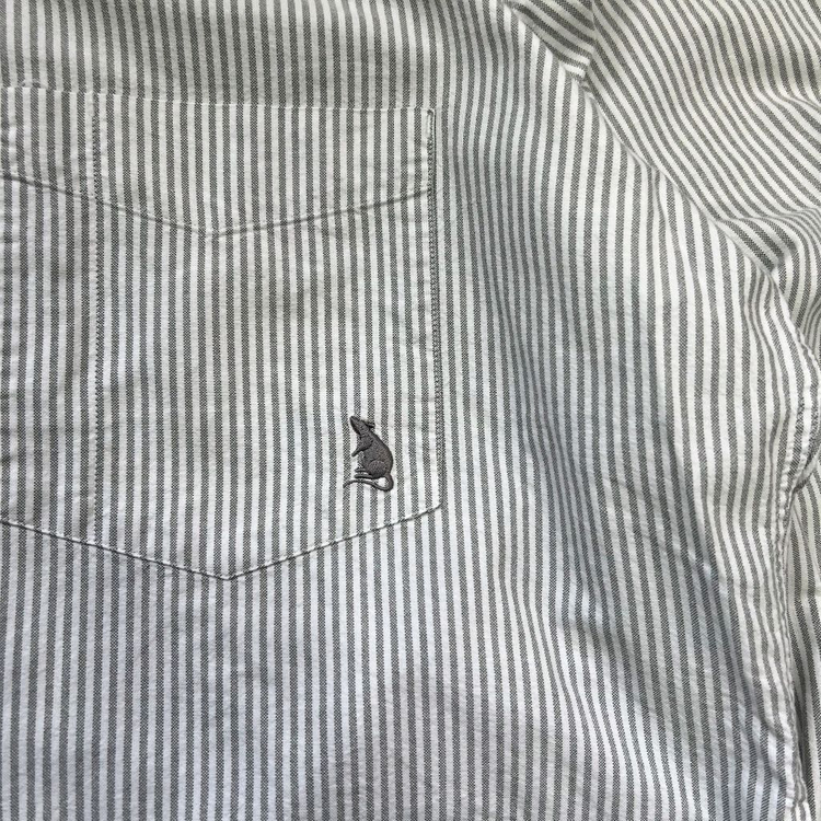 M) 에스피오나지 루즈핏 스트라이프 셔츠 남방 아메카지 워크웨어 이미지