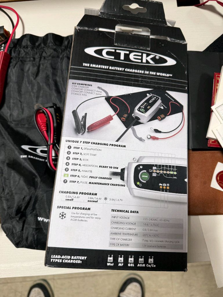 오토바이 자동차 충전기 ctek 독일 씨텍 시텍 바이크 스쿠터 이미지