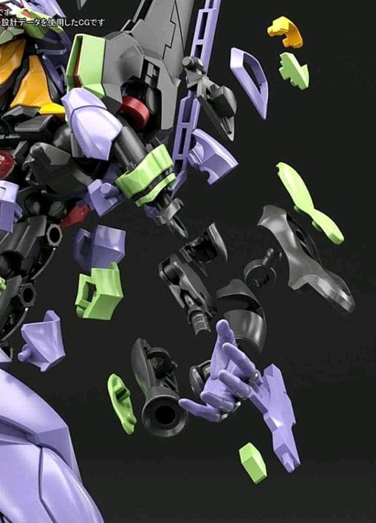 반다이 건담 RG에반게리온 초호기+팝마트 신지 파일럿슈트 팝니다--9