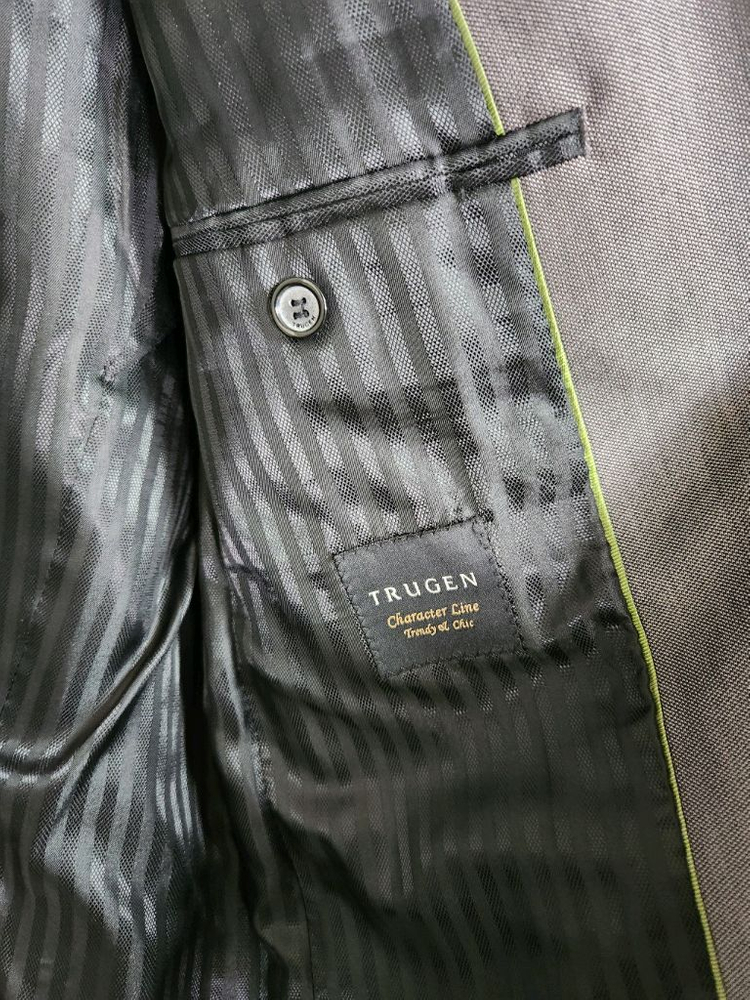 TRUGEN 그레이 남성 정장 양복 세트95/30 이미지