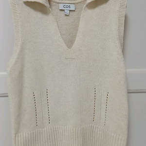 COS 코스 베이지색 니트 조끼 S(상태최상)