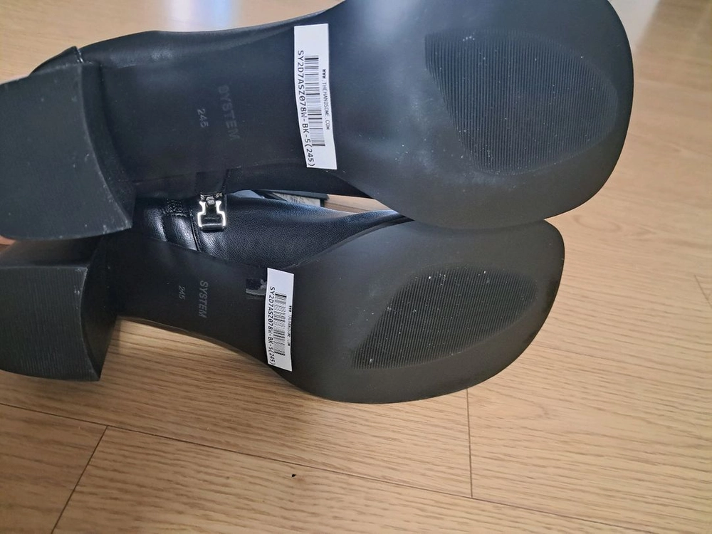 시스템 앵클부츠 새거 245 굽6cm 이미지