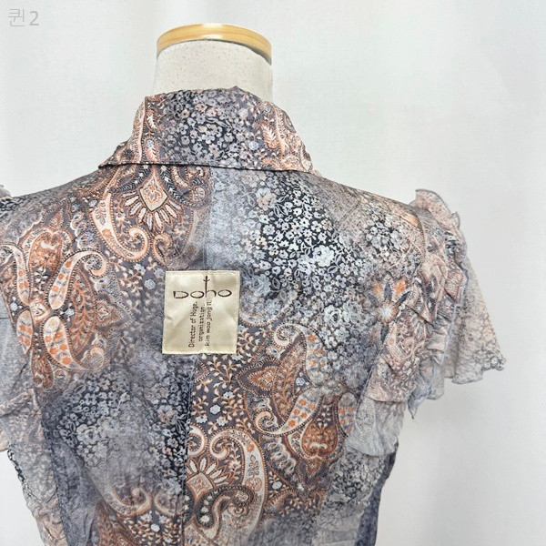 도호 여자 셔츠 블라우스 반팔 44-마른55추천--6