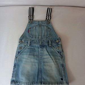 [블루독] 3~4세용 (100cm) 멜빵치마