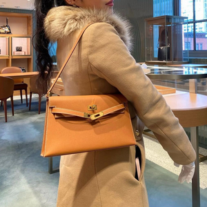 켈리백 브라운 에피 레더