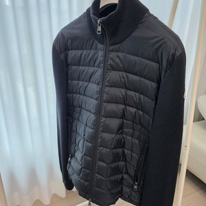 몽클레어 남성 니트 패딩 블랙 사이즈 m