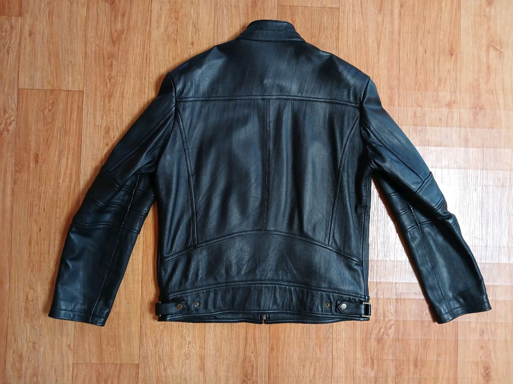 이모션(정품) 남성 이태리 양가죽 자켓 (블랙) (95~100슬림) (상태 깨끗하고 좋아요)--3