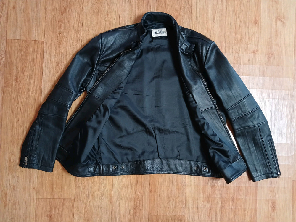 이모션(정품) 남성 이태리 양가죽 자켓 (블랙) (95~100슬림) (상태 깨끗하고 좋아요)--4