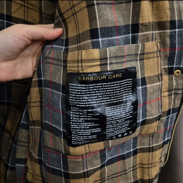 바버 인터네셔널 왁스 자켓 100--7