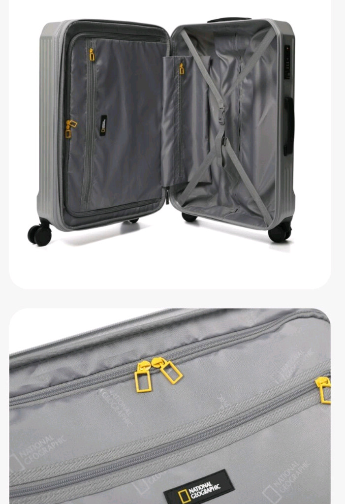 [확장형] 내셔널지오그래픽 캐리어 24인치 (티타늄) +항공커버--7