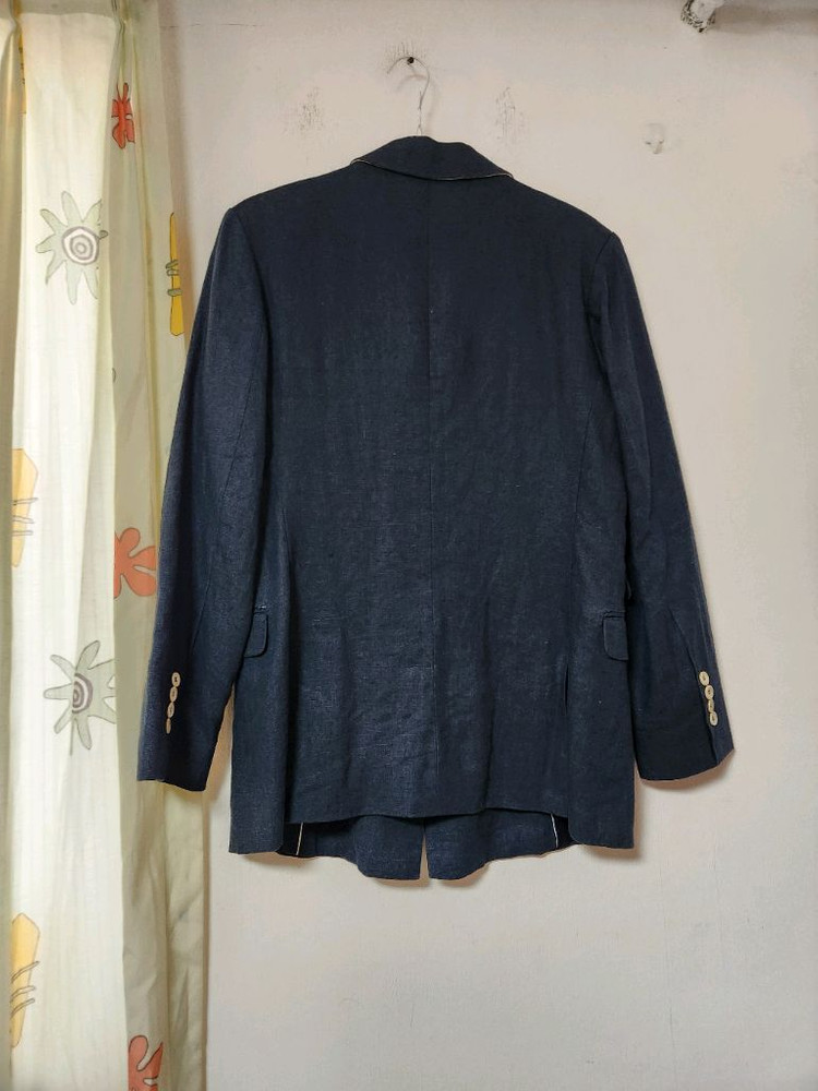 네이비 더블 버튼 블레이저 자켓 50(95) 이미지