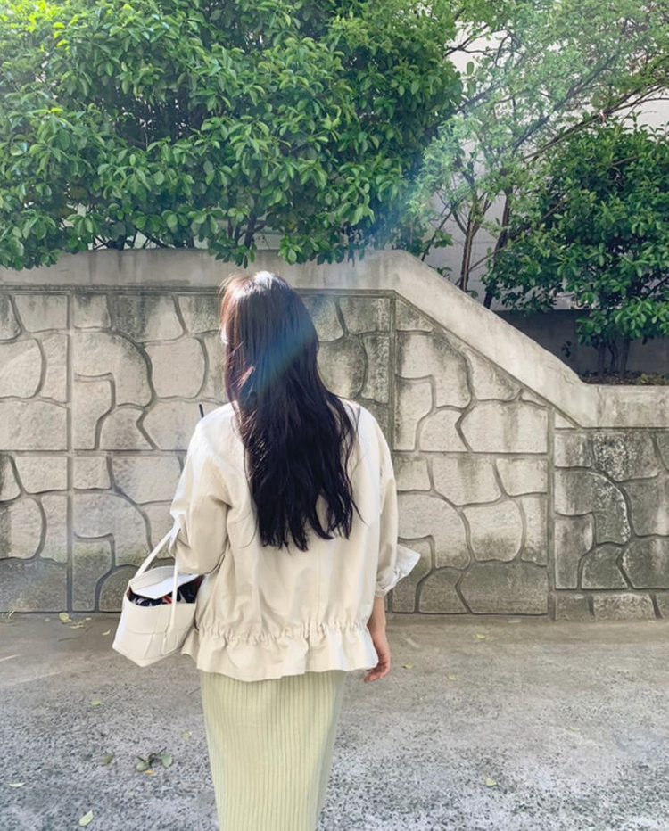 젬마월드 린넨 블루종 1회착용--4