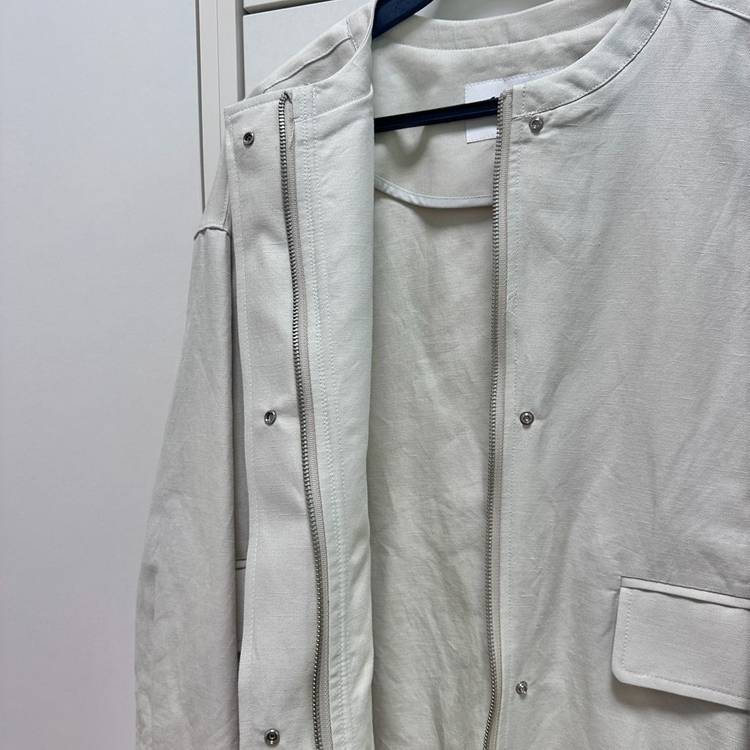 젬마월드 린넨 블루종 1회착용--8