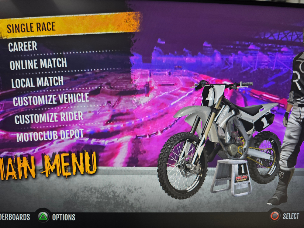 [PS3] 플스3 "MX VS ATV 슈퍼크로스" 판매합니다.--7