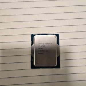 인텔 12700 cpu 불량 팝니다(택포)