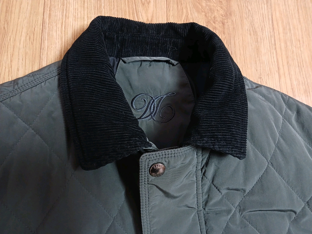 닥스(정품) 남성 퀄팅 자켓 (카키) (95~100) (상태 최상급 깨끗하고 좋아요)--1